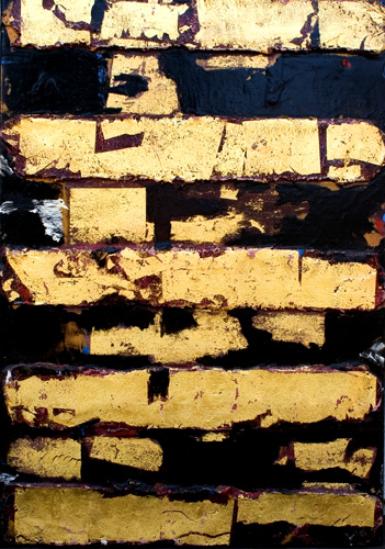 "Icon Fragments " series. Icon (Gold) Fragment